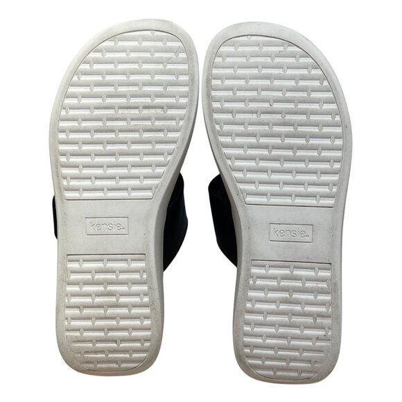 Kensie Women’s Black Adjustable Fit Arch Support Slide Jipsy Sandals Size 7M - Picture 8 of 9